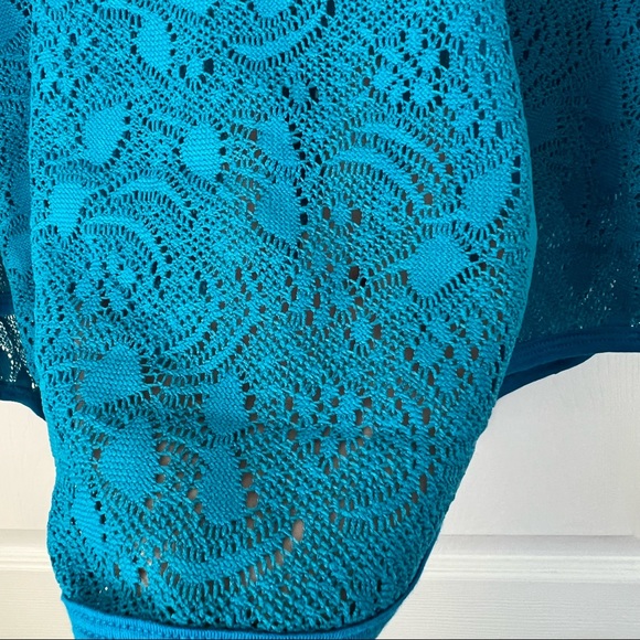 Avenue Lace Poncho Style Swimsuit Top Cover Up -18/20 - Picture 5 of 7